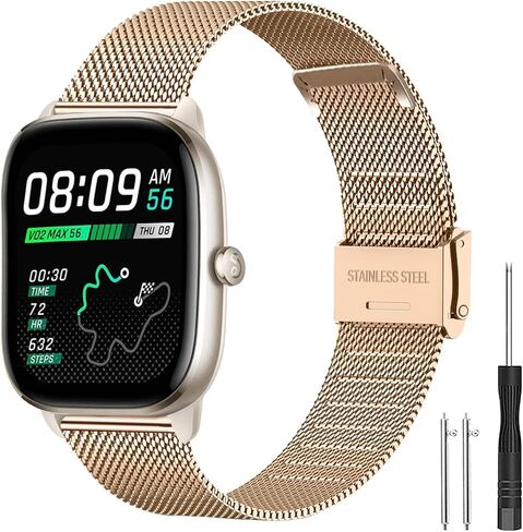 حزام Harikiri متوافق مع Amazfit GTS 4 Mini/GTS 4/GTS 3/GTS 2e/GTS 2 Mini/GTS 2/GTS in Kuwait