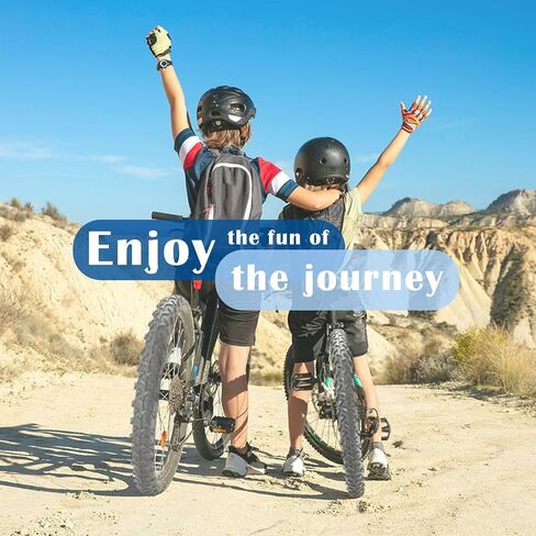 SIMEIQI Pair of 16"/18"/20"/26"x2.125" Bike Tires with Levers Replacement Foldable Bike Tires for Mountain Trail Hybrid Bicycles Suitable for Dirt Urban Pavement in Saudi Arabia