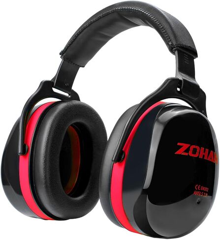 ZOHAN 012 Hearing Protection Earmuffs for Noise Reduction - SNR 34dB - Ear Protection for Mowing, Autism, Working in Saudi Arabia