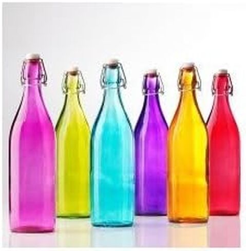 Bormioli Rocco Giara Bottles, Navy, Set of 6 in Kuwait