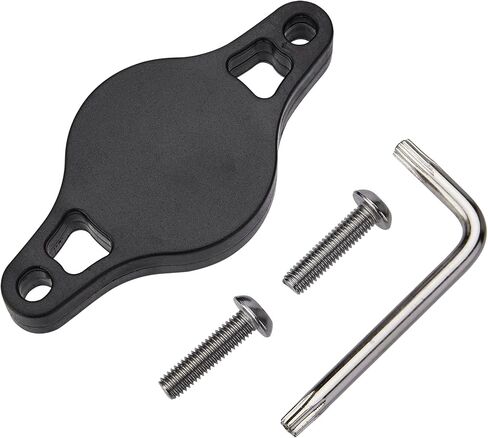 Bike Mount for AirTag | 2-Packs Anti-Theft Bicycle GPS Tracking Accessories with Built-in Hidden Installation Screws (Black-C) in Saudi Arabia