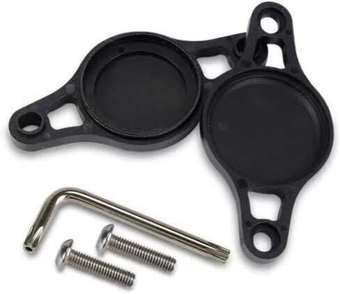 Bike Mount for AirTag | 2-Packs Anti-Theft Bicycle GPS Tracking Accessories with Built-in Hidden Installation Screws (Black-C) in Saudi Arabia