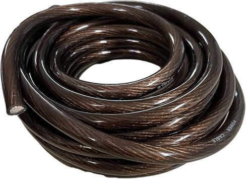 IMC Audio 1/0 Gauge AWG CCA Power Ground Wire Cable (25ft Black & 25ft Red) Welding Wire, Battery Cable, Automotive RV Wiring, Car Audio Speaker Stereo 0 Gauge Power Wire 50 Feet Total in Saudi Arabia