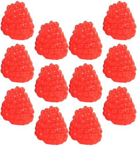 Alasum 16pcs Artificial Raspberry Fake Fruit Lifelike Berry Simulation Plant Photography Props for Wedding Table Centerpieces Home Kitchen Decor Photography Props Black, 2.30X1.50X1.50CM in Saudi Arabia