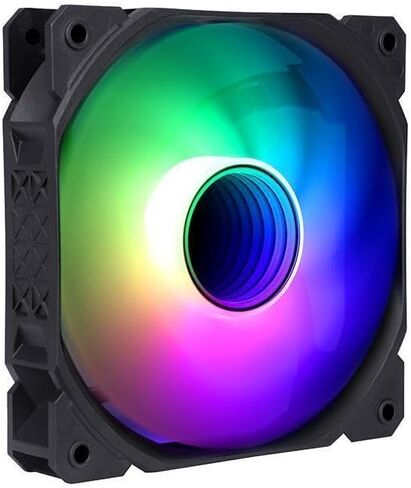 SAMA IMW 3 حزم ARGB PC Case Fans مع 6pin Fan Hub 120mm Fan Infinite Mirror 12V 5V 3Pin ارتفاع تدفق الهواء هادئ الكمبيوتر تبريد حالة المشجعين الأبيض in Kuwait