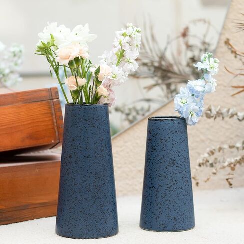 Bdor Ceramic Vase, Flower Vase Set of 3, Hollow Round Matte Vase for Room Decor, Modern Farmhouse Home DéCor Accents, Living Room Decor, Book Shelf, Mantel and Minimalism Dining Coffee Table Decor. in Saudi Arabia