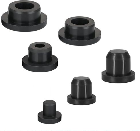 20 قطعة من قابس السيليكون، سدادة سيليكون مجوفة على شكل حرف T، قابس ثقب السيليكون، سدادات مرنة بفتحة مستديرة لفتحة 15 مم in Kuwait