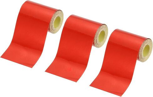 PATIKIL 2 Inch x 10 FT Reflective Tape, 3 Pack High Visibility Waterproof Conspicuity Outdoor Safety Warning Tape for Trailer Truck Car Bike, Black in Saudi Arabia