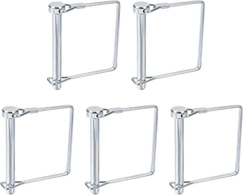 12mm x 65mm (DXL) Shaft Locking Pin - 1Pack - Good for Farm Trailers Lawn - Carbon Steel Square Trailer Coupler Pin - Silver Tone in Saudi Arabia