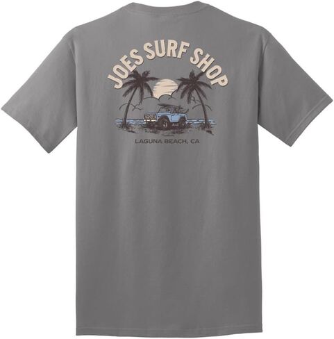 JOES SURF SHOP Men's Early Bird Logo Heavyweight Tees in Regular, Big and Tall in Saudi Arabia