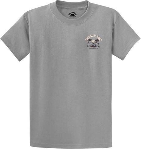 JOES SURF SHOP Men's Early Bird Logo Heavyweight Tees in Regular, Big and Tall in Saudi Arabia