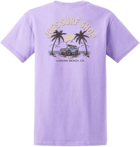 JOES SURF SHOP Men's Early Bird Logo Heavyweight Tees in Regular, Big and Tall in Saudi Arabia