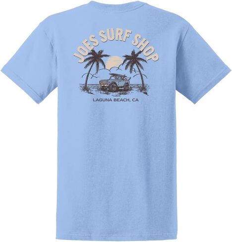 JOES SURF SHOP Men's Early Bird Logo Heavyweight Tees in Regular, Big and Tall in Saudi Arabia