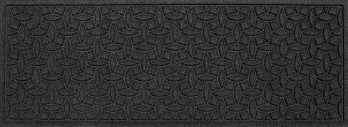 Bungalow Flooring Waterhog Runner Door Mat, 2' x 5' Made in USA, Durable and Decorative Floor Covering, Skid Resistant, Indoor/Outdoor, Water-Trapping, Ellipse Collection, Khaki/Camel in Saudi Arabia