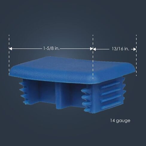 ‎غطاء نهاية عالمي كهربائي من Newhouse لـ 1-5/8 بوصة. 12 قناة دعامة معدنية قياس (2-حزمة) PVC أزرق مصمم لقنوات تبختر سلسلة B للحصول على مظهر نظيف واحترافي in Kuwait