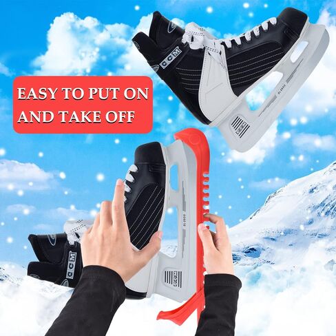 Ice Skate Guards Ice Skate Blade Covers Skate Blade Protector, 1 Pair of Adjustable Skate Guards for Hockey or Figure Skating in Saudi Arabia
