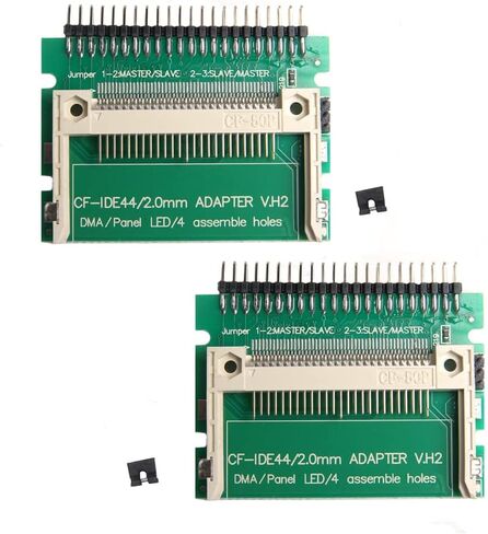 Acxico 2 قطعة بطاقة CF بطاقة فلاش مدمجة إلى 2.5 "IDE 44Pins ATA محول محول لأجهزة الكمبيوتر المحمول in Saudi Arabia