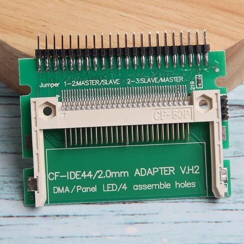 Acxico 2 قطعة بطاقة CF بطاقة فلاش مدمجة إلى 2.5 "IDE 44Pins ATA محول محول لأجهزة الكمبيوتر المحمول in Saudi Arabia