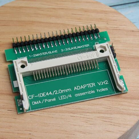 Acxico 2 قطعة بطاقة CF بطاقة فلاش مدمجة إلى 2.5 "IDE 44Pins ATA محول محول لأجهزة الكمبيوتر المحمول in Saudi Arabia