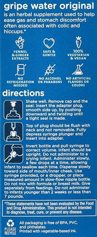 Mommy's Bliss Gripe Water, Liquid, 4-ounce bottle in Saudi Arabia
