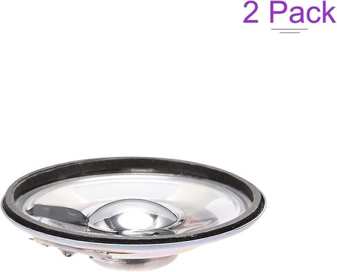 DMiotech 2 Pack 3W 4 Ohm 50mm Diameter DIY Magnetic Speaker Round Type Internal Replacement Loudspeaker for DIY Speaker in Saudi Arabia