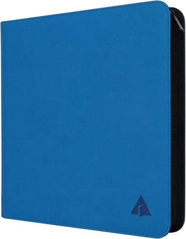 Rayvol Premium 12-Pocket Card Binder - Fits 1104 Trading Cards, Side Loading Ringless Card Collection Album for TCG and Sports Cards in Saudi Arabia