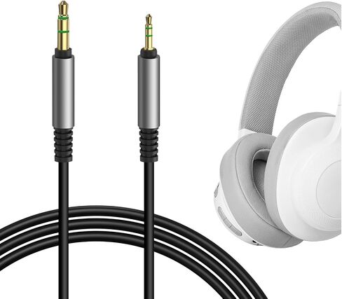Geekria Audio Cable Compatible with JBL Tune 770NC 760NC 750BTNC 720BT 710BT 700BT 660NC, Live 660NC 650BTNC 500BT Headphones Cable, 2.5mm to 3.5mm Replacement Stereo Cord (5.6 ft/1.7 m) in Saudi Arabia
