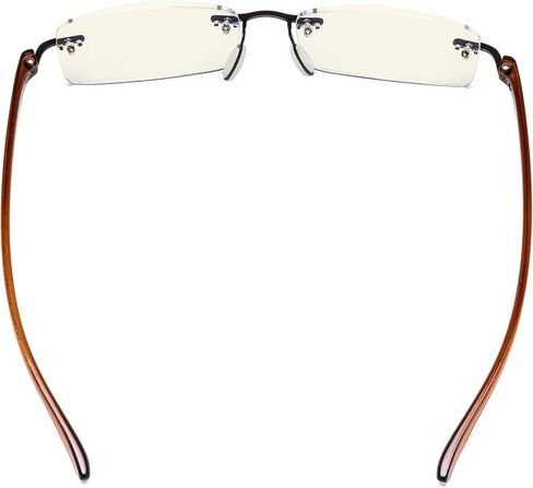 CessBlu Computer Reading Glasses for Men Women Blue Light Filter Anti Glare UV Ray Protection Rimless Reader Eyeglasses in Saudi Arabia