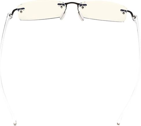 CessBlu Computer Reading Glasses for Men Women Blue Light Filter Anti Glare UV Ray Protection Rimless Reader Eyeglasses in Saudi Arabia