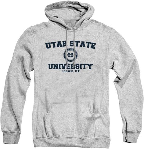 Utah State University Official Circle Logo Unisex Adult Pull-Over Hoodie in Saudi Arabia