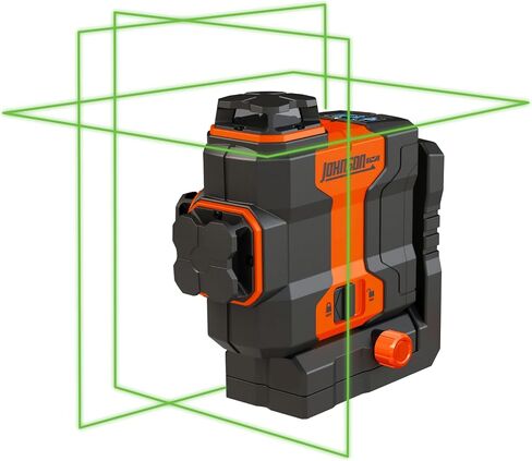 Johnson Level & Tool JLD300-GN2D Laser Level, Self-Leveling Cross-Line & 2 Dot Laser with GreenBrite® Technology, Magnetic Base, Hard-shell Carry Case, Lithium Ion Battery, Magnetic Target in Saudi Arabia
