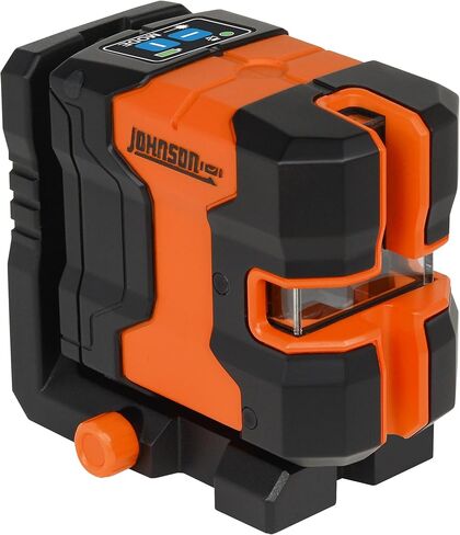 جهاز قياس مستوى الليزر من جونسون Level & Tool JLD300-GN2D، خط متقاطع ذاتي التسوية وليزر بنقطتين مع تقنية GreenBrite®، قاعدة مغناطيسية، حقيبة حمل ذات غلاف صلب، بطارية ليثيوم أيون، هدف مغناطيسي in Kuwait