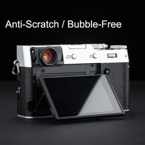 JJC (2 Pack) Screen Protector Compatible for Fujifilm GFX 100 II Fuji GFX100 II Camera, 2 Pcs LCD Screen and 4 Pcs Small Screen Tempered Glass Film, Ultra-Thin Clear 9H Anti-Fingerprint Anti-Scrach (Not for GFX 100S II) in Saudi Arabia