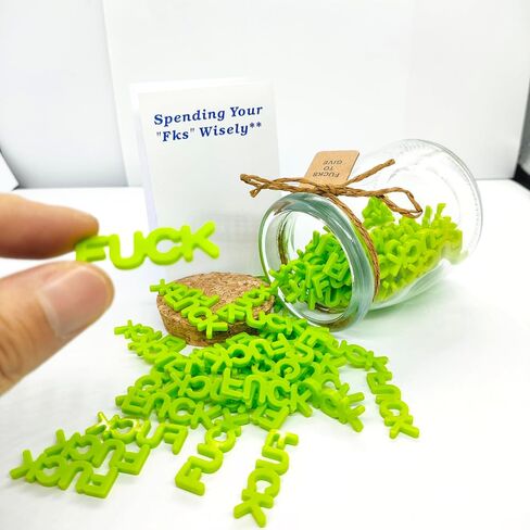 Glass Bottles,Jar of to Give(110PCS),Funny Gifts,Gag Gifts,Funny Office Desk Decor,White Elephant Gifts,Funny Birthday Gifts for Women or Men (Deep Space Blue) in Saudi Arabia