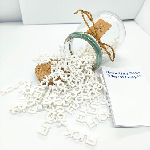 Glass Bottles,Jar of to Give(110PCS),Funny Gifts,Gag Gifts,Funny Office Desk Decor,White Elephant Gifts,Funny Birthday Gifts for Women or Men (Deep Space Blue) in Saudi Arabia