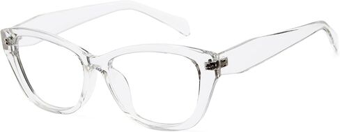 Cyxus Blue Light Glasses for Women Cateye PC Frame UV Blocking Computer Glasses Clear AC Lens Eyewear in Kuwait