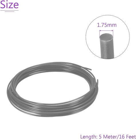 DMiotech 1 Pack 16Ft 3D Pen Filament Refills 1.75mm ABS 3D Printing Filament Refills Grey, for 3D Printers 3D Pen in Saudi Arabia