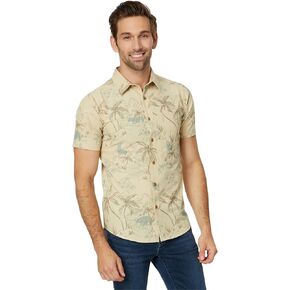 Flylow Men's Wild Child Shirt - Button-Up, Short Sleeve UPF Shirt for Hiking & Casual Wear