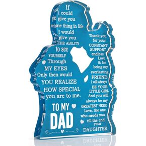 Grandpa Gifts from Granddaughter Christmas Gift for Grandfather Birthday Gifts Idea from Granddaughter Best Grandpa Ever Gifts to My Grandpa Father's Day Gifts for Granddad Papa Acrylic Plaque Sign