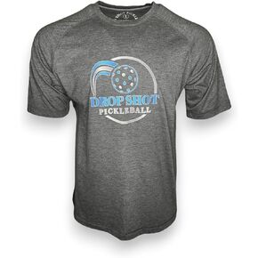 Men's Performance Pickleball T Shirt Athletic | Raglan Dri Fit Active Shirts | Breathable & Moisture Wicking