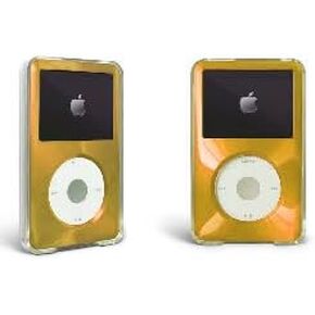 Gold for Apple iPod Classic Hard Case with Aluminum Plating 80gb 120gb 160gb