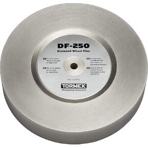 Tormek DF-250 Diamond Wheel Fine 600 Grit - The Ultimate All Round Wheel Combining Efficient Steel Removal with Smooth Surface Finish - Fits T-8 and T-7