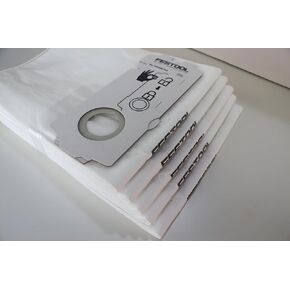 5 Pack 204308 CT Mini/Midi -2/5 Filter Bags Compatible with Festool CT MINI, CT MINI I, CT MIDI and CT MIDI I from 2019 Onwards, CTC MINI/MIDI and CT 15