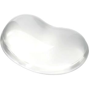 Gel Wrist Rest for Mouse, Transparent Cushion Wrist Support Wrist Pad Ergonomic Mouse Wrist, Hand Mouse Wrist Rest for Computer, Laptop, Office, Home, School