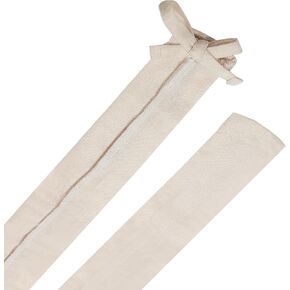 Aspen Creative 15010-22A, 6' Cornsilk Faux Silk Fabric Cord & Chain Cover, Easy to Install for Lighting Fixture, Cable Management, Lamp Wire Cover, Set of 2
