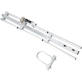 هوائي HYS Yagi UHF 70 سم 400-470 ميجا هرتز 100 وات 7 ديسيبل قابل للطي وقابل للطي 3 عناصر هوائي خارجي مع دعامة تثبيت لجهاز إرسال واستقبال راديو Yaesu Midland Kenwood Motorola Baofeng المحمول