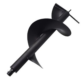 12 Inch Earth Auger Drill Bits for Planting, 12 x 31.5 Gasoline Engine Auger Post Hole Digger Drill Bits, Bulb Planter Tool with 3/4 Shaft