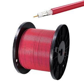 Superbat Belden 1694A Coaxial Cable Black 100ft Low Loss Precision 75 Ohm Video Cable Supports 3G/6G/12G/HD-SDI/4k for HDTV and Professional SDI Applications
