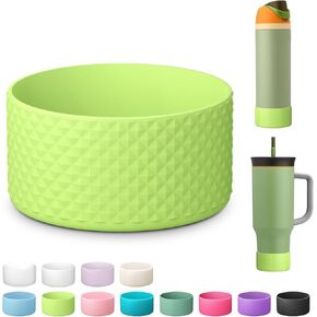 Silicone Boot for Owala Water Bottle 24 oz 32 oz 40 oz, Anti-Slip Protective Sleeve for FreeSip/Twist/Flip Stainless Steel Water Bottles Accessories