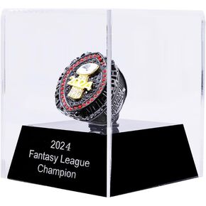 2024 Fantasy Football Championship Trophy Ring Award Prize Sports Winner FFL Champion Ring